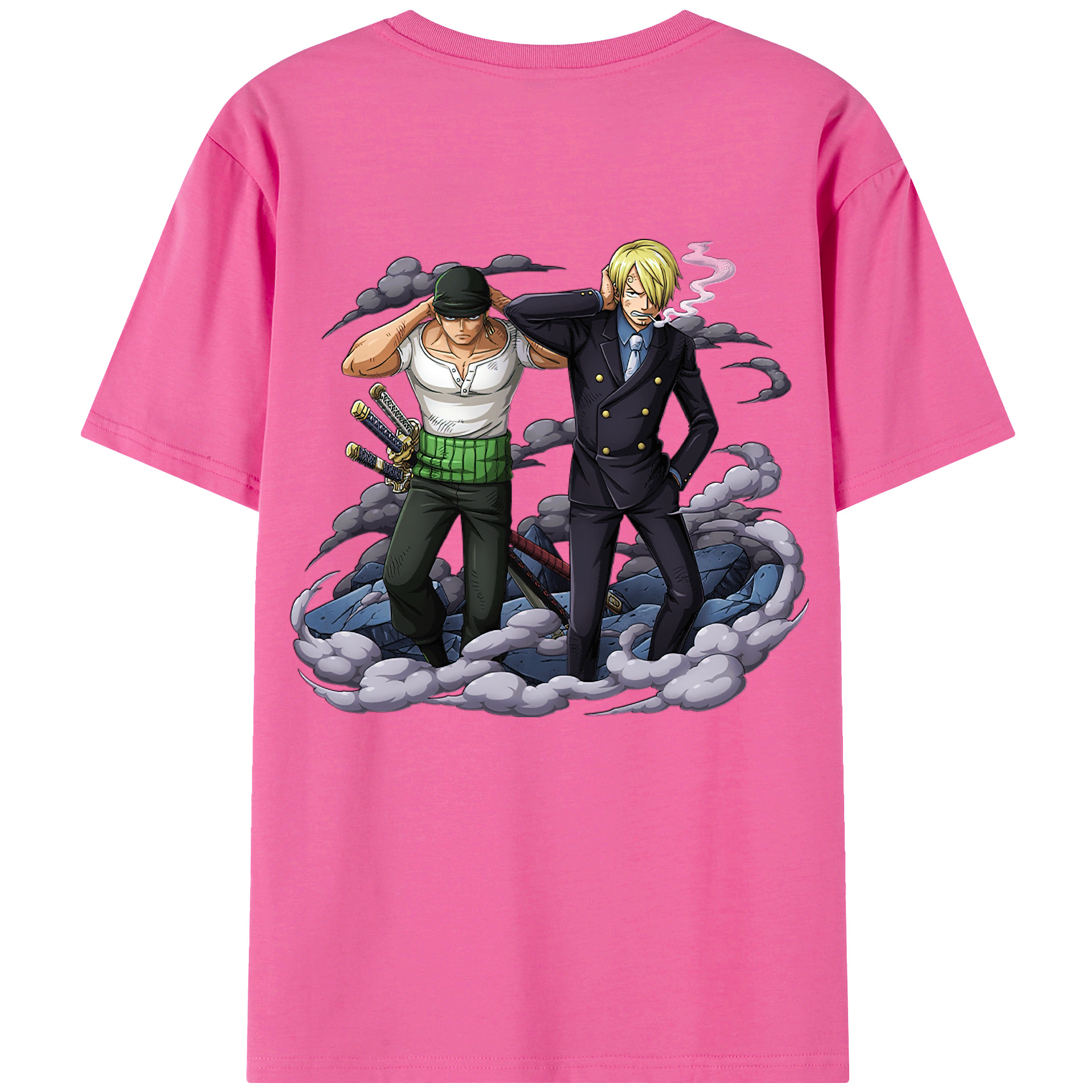 （画像用） ワンピース サンジ ONE PIECE Sanji レディース半袖Tシャツ(バックプリント)